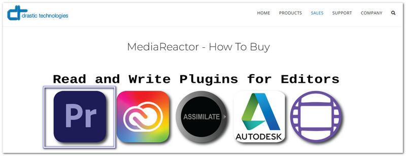Plugin di terze parti Mediareactor