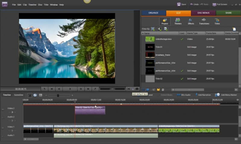 Adobe Premiere Elements ビデオエディター