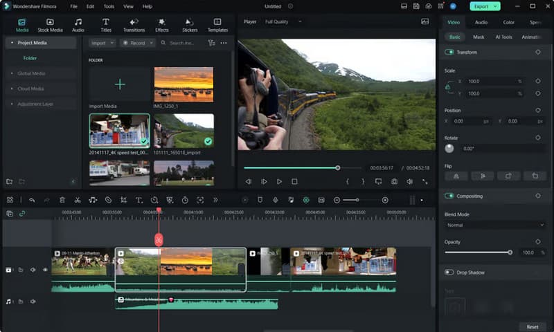 Wondershare Filmora ビデオエディター