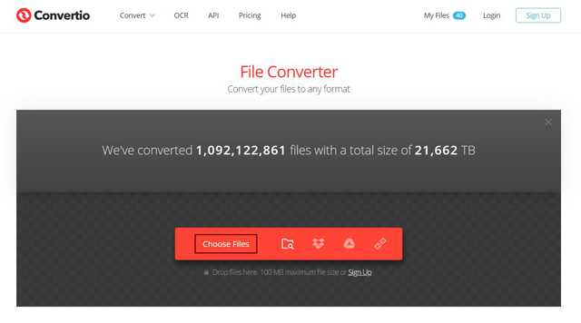 Convertio Add Files