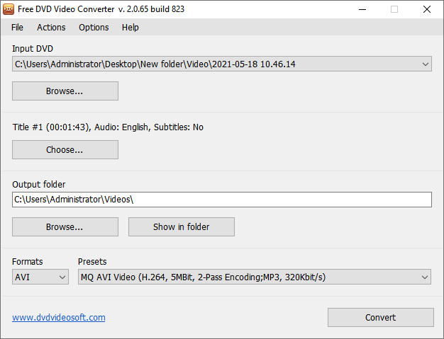 dvdvideosoft free avi video converter