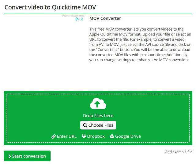 Online Converter MOV