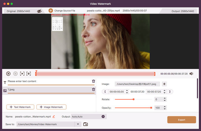 Bildwasserzeichen hinzufügen