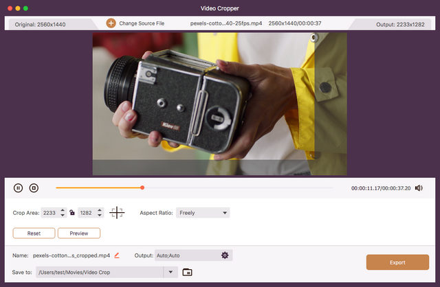 Video-Cropper