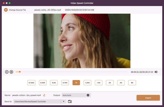 Video-Geschwindigkeitsregler