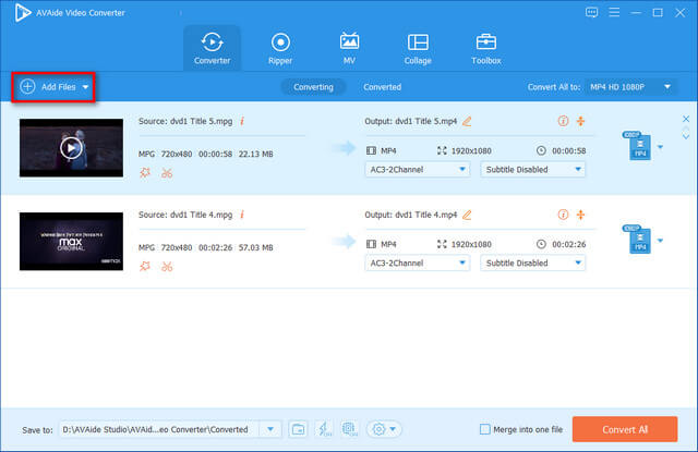 add file mp4 on progressive downloader