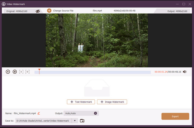 Text- oder Bildwasserzeichen